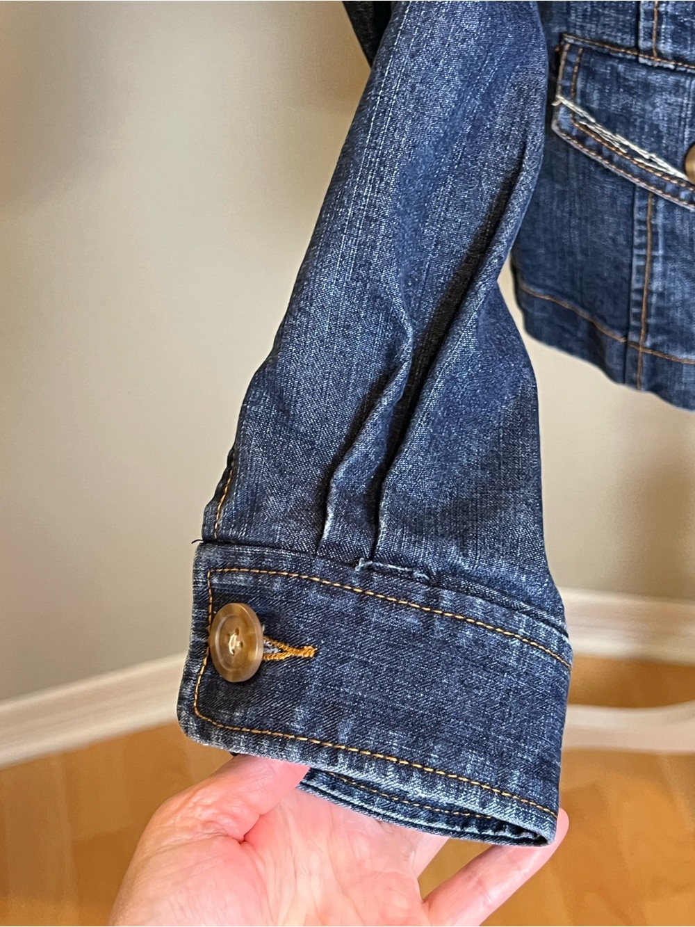 DACHSHUND Upcycled Denim Jacket - Picture 8 of 12